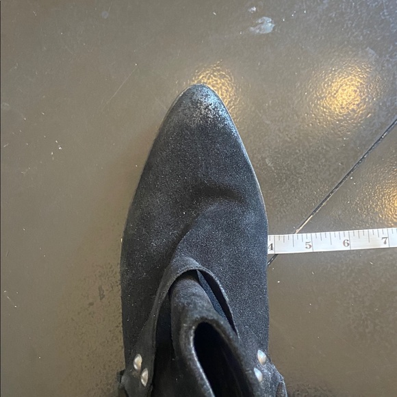 Vintage 7- size 9 black suede/leather vintage looking Alameda boots - Picture 9 of 10